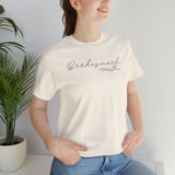 Load image into Gallery viewer, Bridesmaid Unisex Jersey Short Sleeve Tee.