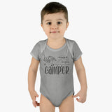 Load image into Gallery viewer, Big Bro Camper Infant Baby Rib Bodysuit