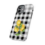 Load image into Gallery viewer, Buffalo Plaid Lemon Tough iPhone Cases