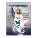 Load image into Gallery viewer, Angel in Heaven Memorial Comfort Gift Minky Blanket