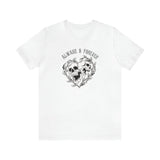 Load image into Gallery viewer, Always &amp; Forever Skulls Unisex Jersey Short Sleeve Tee