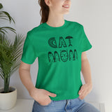 Load image into Gallery viewer, Cat Mom Unisex Jersey Short Sleeve Tee.