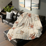 Load image into Gallery viewer, Blessed Thankful Family Autumn Soft Polyester Blanket