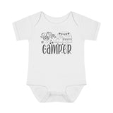 Load image into Gallery viewer, Big Bro Camper Infant Baby Rib Bodysuit.