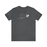 Load image into Gallery viewer, Bee Hearts Unisex Jersey Short Sleeve Tee