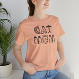 Load image into Gallery viewer, Cat Mom Unisex Jersey Short Sleeve Tee.