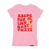 Load image into Gallery viewer, ABC I Love U: Kids, Girls, Teens Short Sleeve T-Shirt