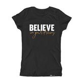 Load image into Gallery viewer, BELIEVE IN YOUR DREAMS Short Sleeve T-shirt