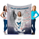 Load image into Gallery viewer, Angel in Heaven Memorial Comfort Gift Minky Blanket