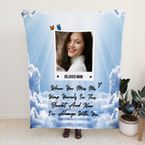 Load image into Gallery viewer, Always With You Velveteen Minky Memorial Blanket