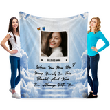 Load image into Gallery viewer, Always With You Velveteen Minky Memorial Blanket