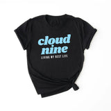 Load image into Gallery viewer, CLOUD NINE, LIVING MY BEST LIFE Kids, Teen Short Sleeve T-shirt