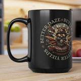 Load image into Gallery viewer, Better Daze Genetics Black Mug (15oz)