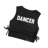 Load image into Gallery viewer, &quot;DANCER&quot; Girls Crop Top - Style and Performance for Young Dancers