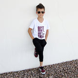 Load image into Gallery viewer, ACT. DON&#39;T JUST TALK. with Maroon design Short Sleeve T-shirt