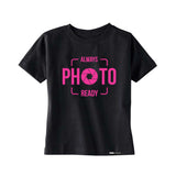 Load image into Gallery viewer, ALWAYS PHOTO READY&quot; Kids Unisex Short Sleeve T-Shirt