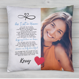 Load image into Gallery viewer, As I Sit In Heaven Memorial Square Photo Pillow