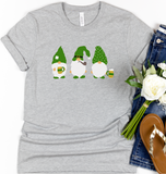 Load image into Gallery viewer, 3 Gnomes Happy St Patrick&#39;s Day Unisex Jersey Short Sleeve Tee