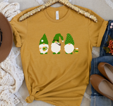 Load image into Gallery viewer, 3 Gnomes Happy St Patrick&#39;s Day Unisex Jersey Short Sleeve Tee