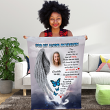 Load image into Gallery viewer, Angel in Heaven Memorial Comfort Gift Minky Blanket