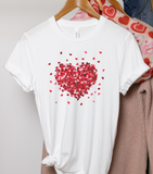 Load image into Gallery viewer, Confetti Valentine Heart Unisex Jersey Short Sleeve Tee