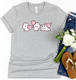 Load image into Gallery viewer, Anime Valentines Bunnies Unisex Jersey Short Sleeve Tee