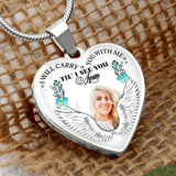 Load image into Gallery viewer, Carry You With Me Photo Memorial Necklace - Resting Angels