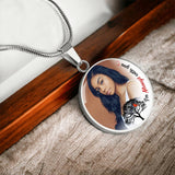 Load image into Gallery viewer, Always With You Circle Photo Memorial Necklace