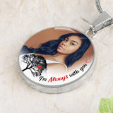 Load image into Gallery viewer, Always With You Circle Photo Memorial Necklace