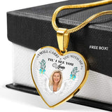 Load image into Gallery viewer, Carry You With Me Photo Memorial Necklace - Resting Angels