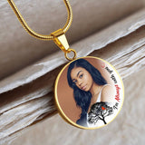 Load image into Gallery viewer, Always With You Circle Photo Memorial Necklace