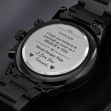 Load image into Gallery viewer, Believe In You Engraved Watch Gift