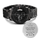 Load image into Gallery viewer, Believe In You Engraved Watch Gift