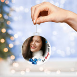 Load image into Gallery viewer, Always With You Custom Photo Memorial Ornament