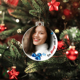 Load image into Gallery viewer, Always With You Custom Photo Memorial Ornament