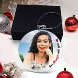 Load image into Gallery viewer, Always With You White Crystal Memorial Ornament