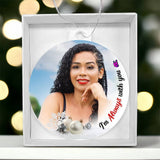 Load image into Gallery viewer, Always With You White Crystal Memorial Ornament