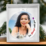 Load image into Gallery viewer, Always With You White Crystal Memorial Ornament