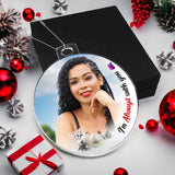 Load image into Gallery viewer, Always With You White Crystal Memorial Ornament