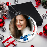 Load image into Gallery viewer, Always With You Custom Photo Memorial Ornament