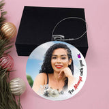 Load image into Gallery viewer, Always With You White Crystal Memorial Ornament