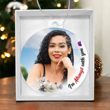 Load image into Gallery viewer, Always With You White Crystal Memorial Ornament